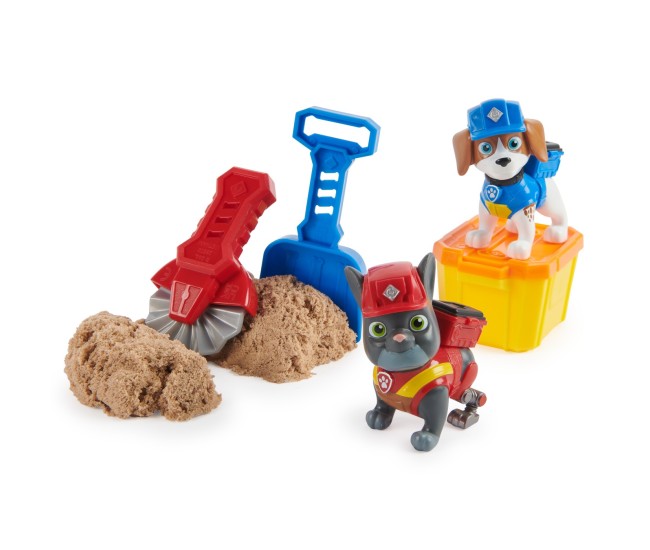 Patrula catelusilor echipa rubble set 2 figurine charger si wheeler Patrula catelusilor echipa rubble set 2 figurine charger si wheeler
