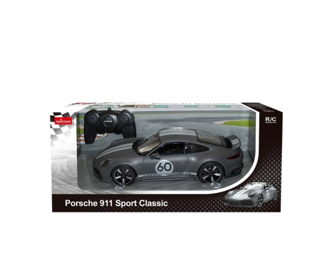 Masina cu telecomanda porsche 911 sport classic cu scara 1 la 16 Masina cu telecomanda porsche 911 sport classic cu scara 1 la 16