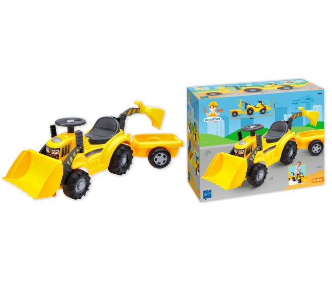 Ecoiffier excavator cu remorca Ecoiffier excavator cu remorca