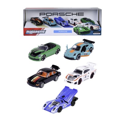 Majorette set 5 masinute metalice porsche 2 modele exclusive scara 1 la 64 Majorette set 5 masinute metalice porsche 2 modele exclusive scara 1 la 64