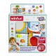 Winfun set 4 cuburi stivuibile din material textil Winfun set 4 cuburi stivuibile din material textil