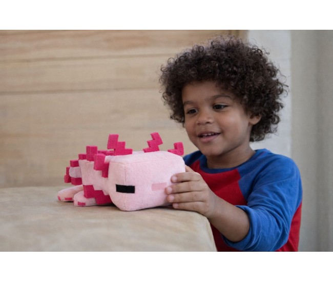 Minecraft figurina de plus axolotl 20cm