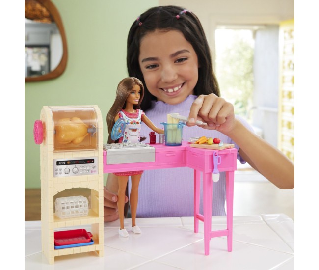 Barbie si teresa reteta pentru prietenie set papusa teresa si bucatarie cu accesorii Barbie si teresa reteta pentru prietenie set papusa teresa si bucatarie cu accesorii