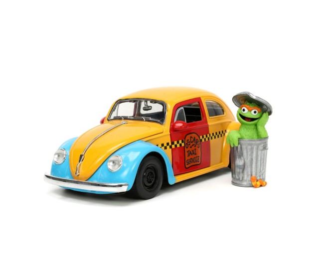 Jada masinuta metalica sesame street 1959 vw beetle 1:24 Jada masinuta metalica sesame street 1959 vw beetle 1:24