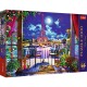Puzzle trefl 1000 premium plus tea time parisul in lumina lunii Puzzle trefl 1000 premium plus tea time parisul in lumina lunii