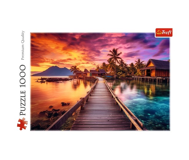 Puzzle trefl 1000 insula paradisului Puzzle trefl 1000 insula paradisului