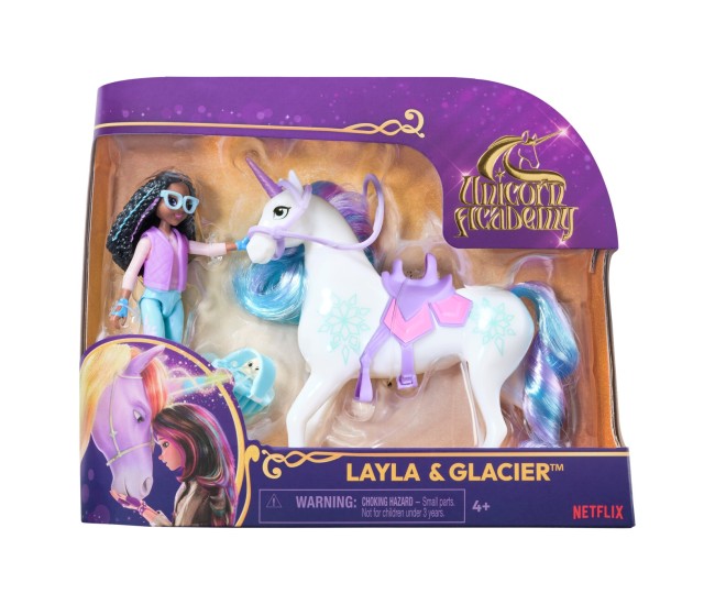 Unicorn academy set unicorn glacier si papusa layla Unicorn academy set unicorn glacier si papusa layla