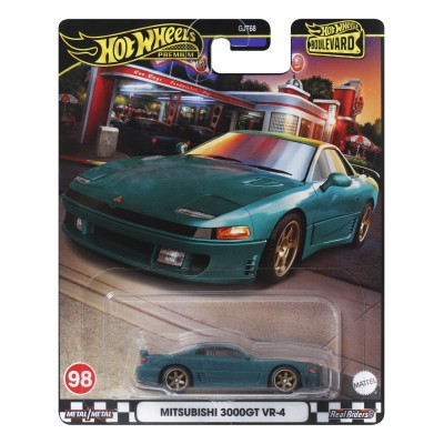 Hot wheels premium boulevard masinuta metalica mitsubishi 3000gt scara 1:64