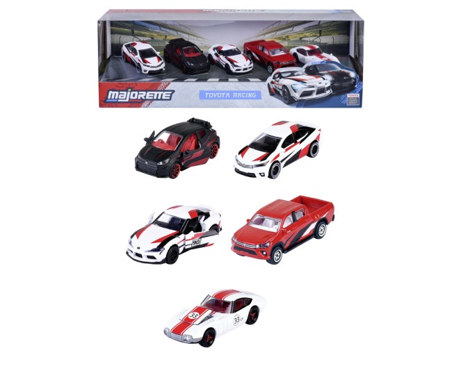 Majorette set 5 masinute metalice toyota racing scara 1 la 64 Majorette set 5 masinute metalice toyota racing scara 1 la 64
