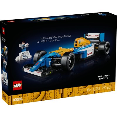 Lego icons williams racing fw14b si nigel mansell 10353