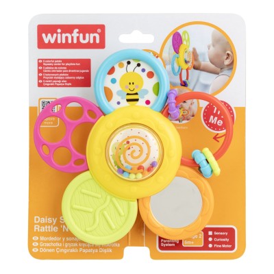 Winfun jucarie dentitie si zornaitoare margareta Winfun jucarie dentitie si zornaitoare margareta