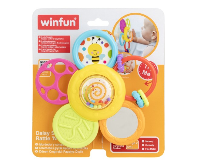 Winfun jucarie dentitie si zornaitoare margareta Winfun jucarie dentitie si zornaitoare margareta