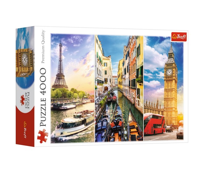 Puzzle trefl 4000 calatorie in europa Puzzle trefl 4000 calatorie in europa