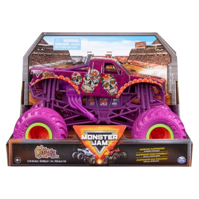 Monster jam masinuta metalica calavera scara 1:24