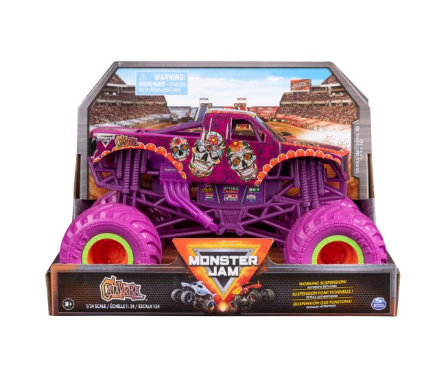 Monster jam masinuta metalica calavera scara 1:24 Monster jam masinuta metalica calavera scara 1:24