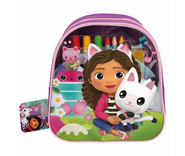 Set pentru desen in rucsac gabbys dollhouse Set pentru desen in rucsac gabbys dollhouse
