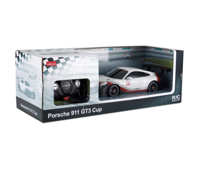 Masina cu telecomanda porsche 911 gt3 cup scara 1 la 18 Masina cu telecomanda porsche 911 gt3 cup scara 1 la 18