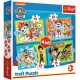 Puzzle trefl 4in1 patrula catelusilor Puzzle trefl 4in1 patrula catelusilor