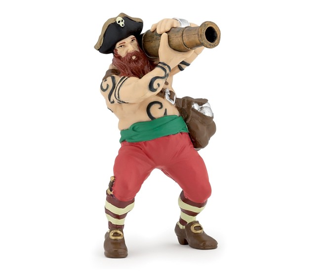Papo figurina pirat cu tun Papo figurina pirat cu tun