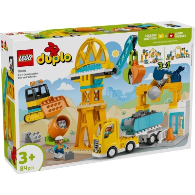 Lego duplo santier si vehicule de constructii 3 in 1 10476
