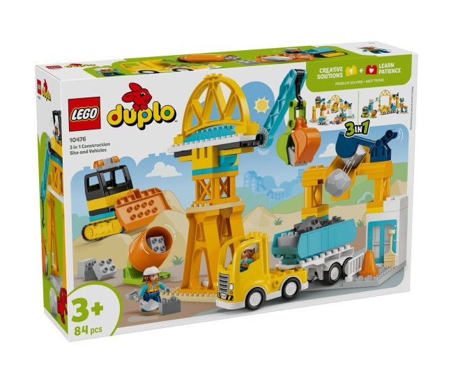 Lego duplo santier si vehicule de constructii 3 in 1 10476 Lego duplo santier si vehicule de constructii 3 in 1 10476