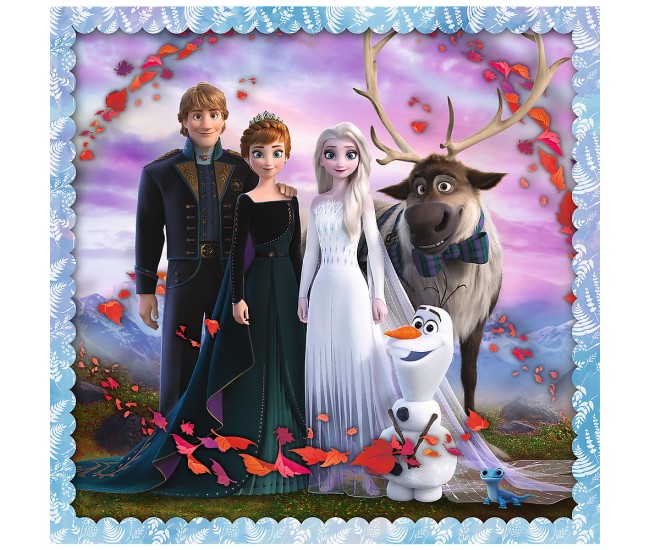 Puzzle trefl 3in1 frozen2 regatul de gheata Puzzle trefl 3in1 frozen2 regatul de gheata