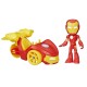 Spidey prietenii extraordinari set masinuta si figurina si accesoriu iron man Spidey prietenii extraordinari set masinuta si figurina si accesoriu iron man