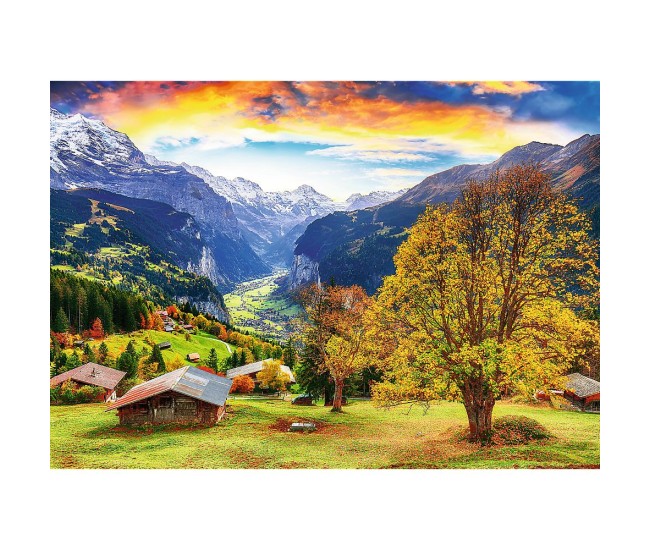 Puzzle trefl 1000 sat alpin pitoresc Puzzle trefl 1000 sat alpin pitoresc