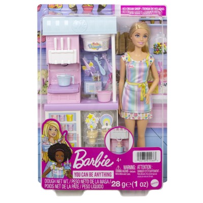 Barbie set de joaca magazinul de inghetata