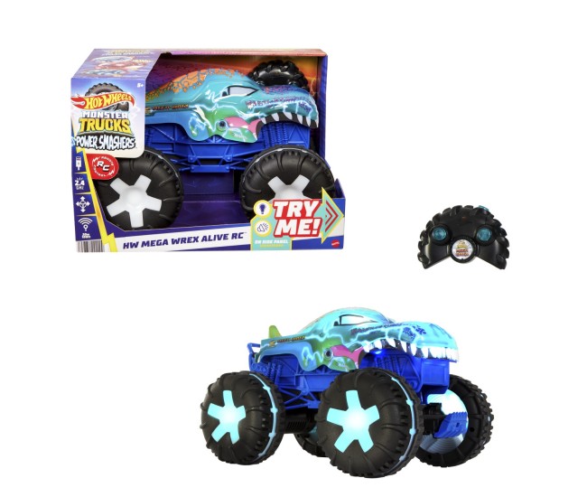 Hot wheels monster truck mega wrex alive rc scara 1 la15 Hot wheels monster truck mega wrex alive rc scara 1 la15