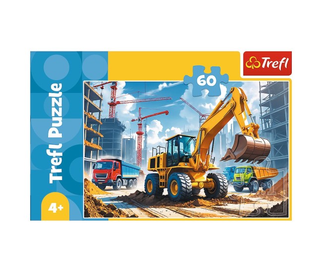Puzzle trefl 60 excavator Puzzle trefl 60 excavator