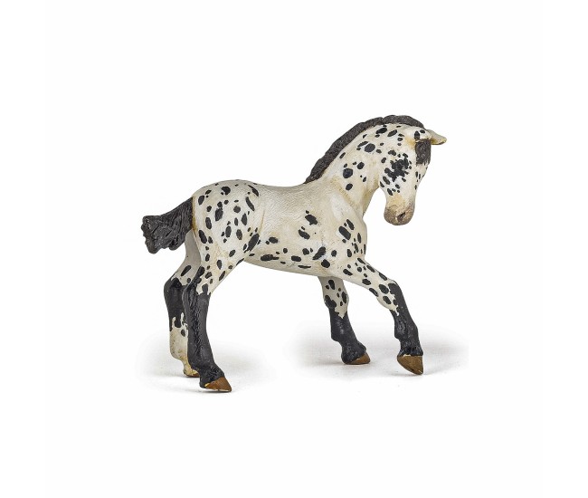 Papo figurina manz appaloosa negru Papo figurina manz appaloosa negru