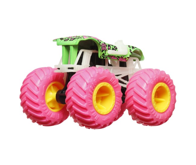 Hot wheels monster truck glow in the dark masinuta twin mill scara 1:64 Hot wheels monster truck glow in the dark masinuta twin mill scara 1:64