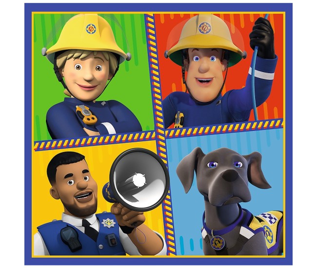 Puzzle trefl 3in1 pompierul sam o zi din viata pompierilor Puzzle trefl 3in1 pompierul sam o zi din viata pompierilor