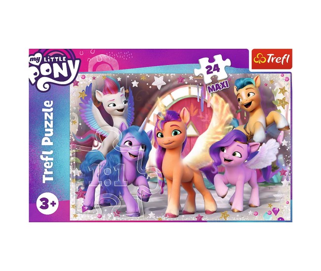 Puzzle trefl 24 maxi my little pony - bucuria poneilor Puzzle trefl 24 maxi my little pony - bucuria poneilor