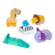 Melissa and doug set de constructie din lemn animale din safari Melissa and doug set de constructie din lemn animale din safari