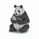 Papo figurina urs panda sezand cu pui in brate Papo figurina urs panda sezand cu pui in brate