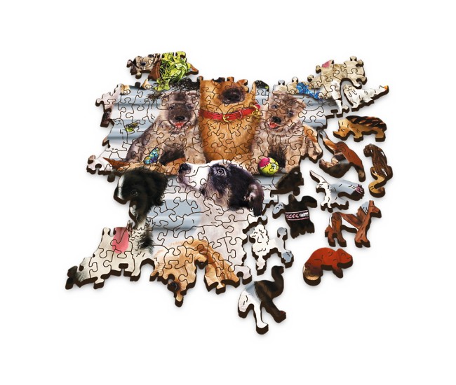 Puzzle trefl din lemn 1000 piese echipa de catei Puzzle trefl din lemn 1000 piese echipa de catei