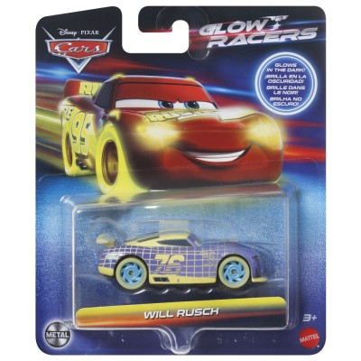 Cars glow racers masinuta metalica will rusch 1:55 Cars glow racers masinuta metalica will rusch 1:55
