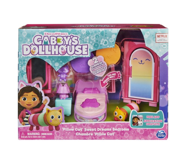 Gabbys dollhouse casa de lux dormitorul viselor frumoase a lui pillowcat