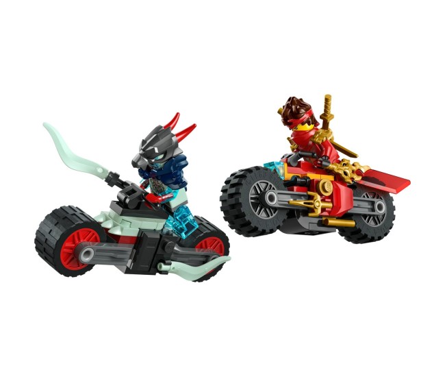 Lego ninjago cursa de viteza cu motocicleta lui kai 71838