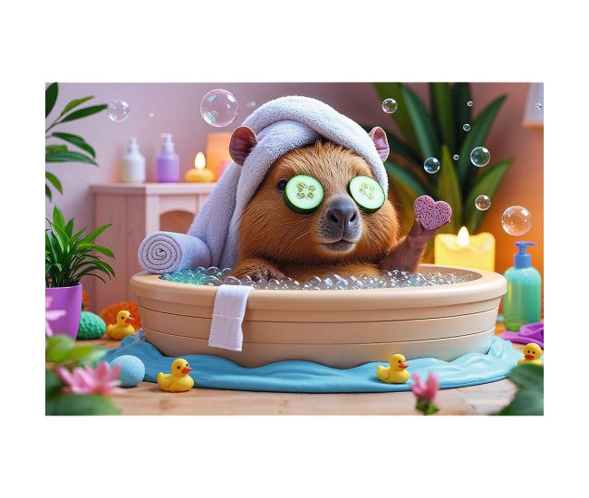 Puzzle trefl 160 capibara la spa Puzzle trefl 160 capibara la spa