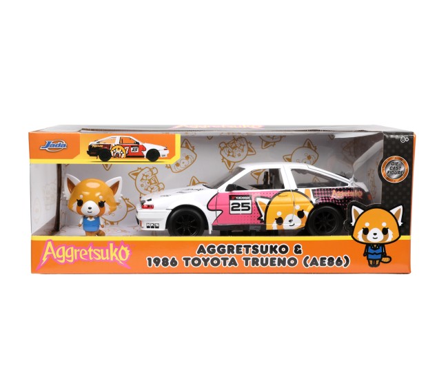 Jada aggretsuko set masinuta metalica si figurina aggretsuko si toyota trueno scara 1:24 Jada aggretsuko set masinuta metalica si figurina aggretsuko si toyota trueno scara 1:24