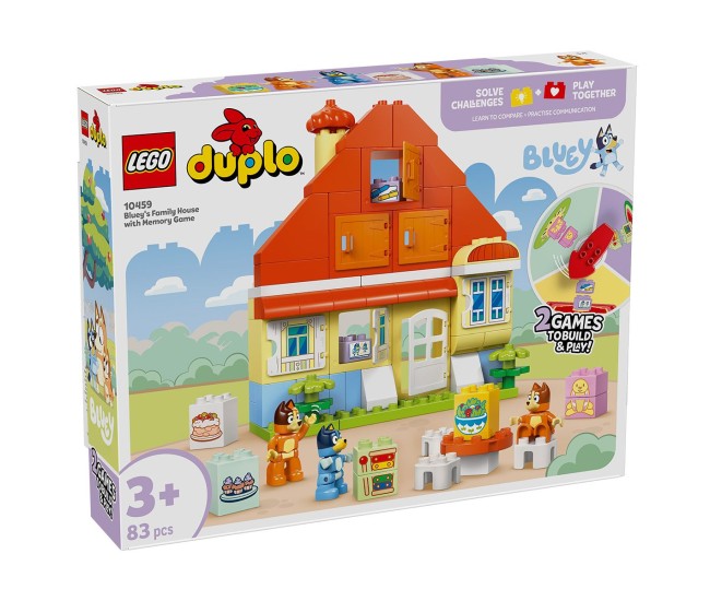 Lego duplo casa de familie a lui blue cu joc de memorie 10459 Lego duplo casa de familie a lui blue cu joc de memorie 10459