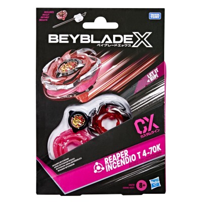 Beyblade x let it rip set lansator si roata reaper incendio t 4-70k