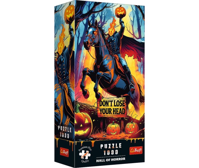 Puzzle trefl 1000 premium plus sala groazei calaretul fara cap Puzzle trefl 1000 premium plus sala groazei calaretul fara cap