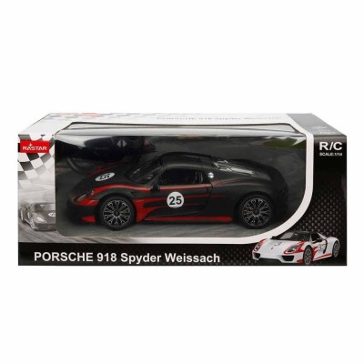Masina cu telecomanda porsche 918 spyder weissach negru scara 1 la 14 Masina cu telecomanda porsche 918 spyder weissach negru scara 1 la 14