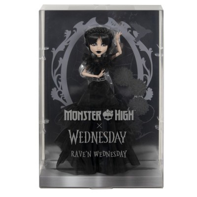 Monster high wednesday papusa rave n wednesday