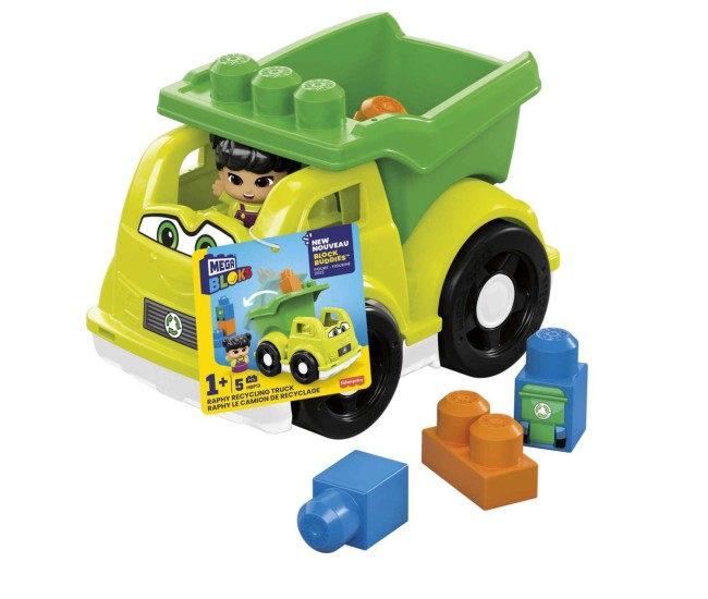 Mega bloks first builders vehiculul de reciclat a lui raphy Mega bloks first builders vehiculul de reciclat a lui raphy