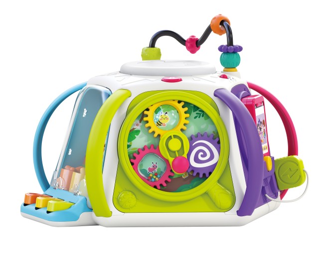 Cub interactiv montessori pentru invatare timpurie Cub interactiv montessori pentru invatare timpurie